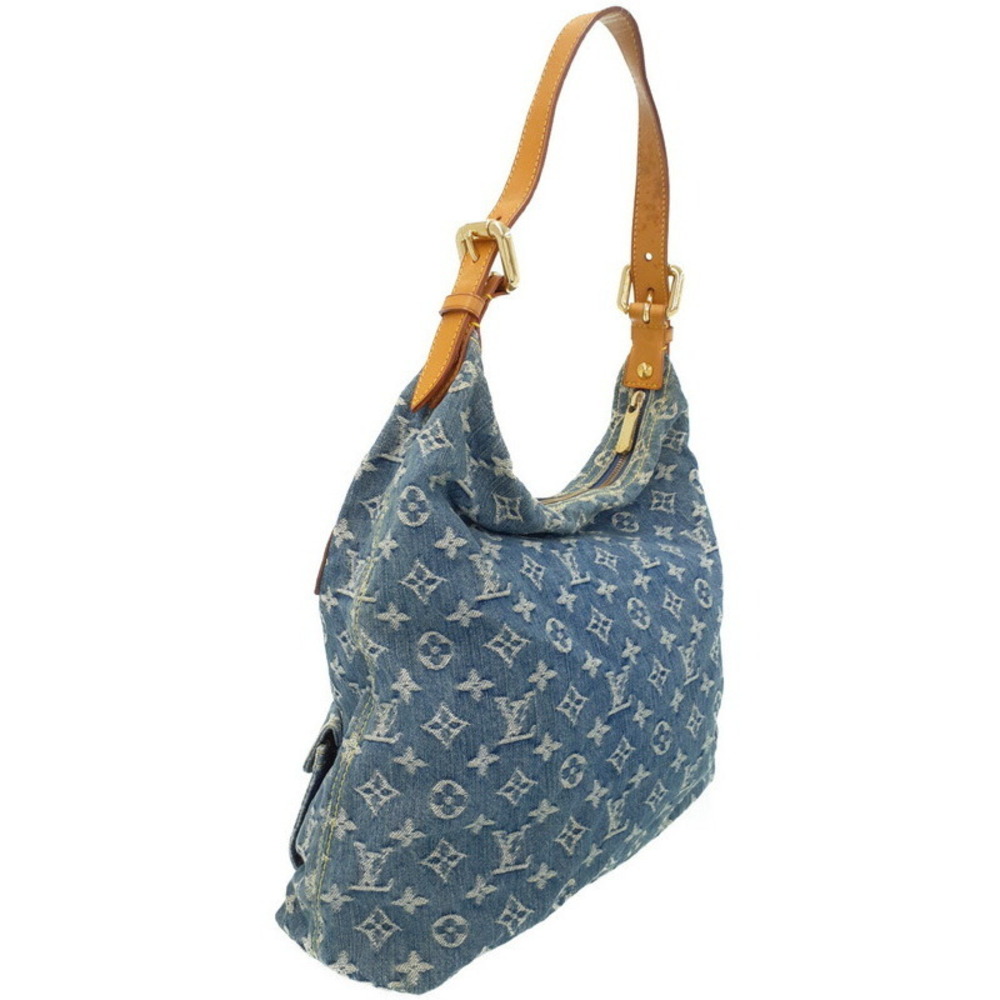 Louis Vuitton Denim Baggy Bag Shoulder Monogram